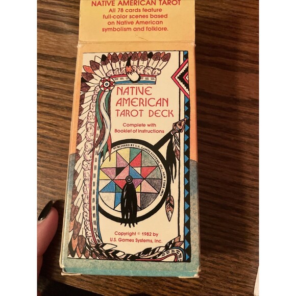 Vintage 1982 Native American Tarot Deck Complete Cards Great Condition Belgium - Picture 5 of 12